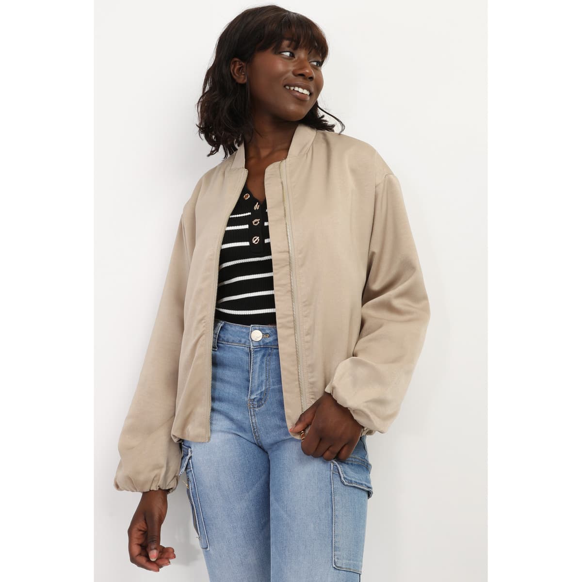 Women's Blazers La Modeuse Beige