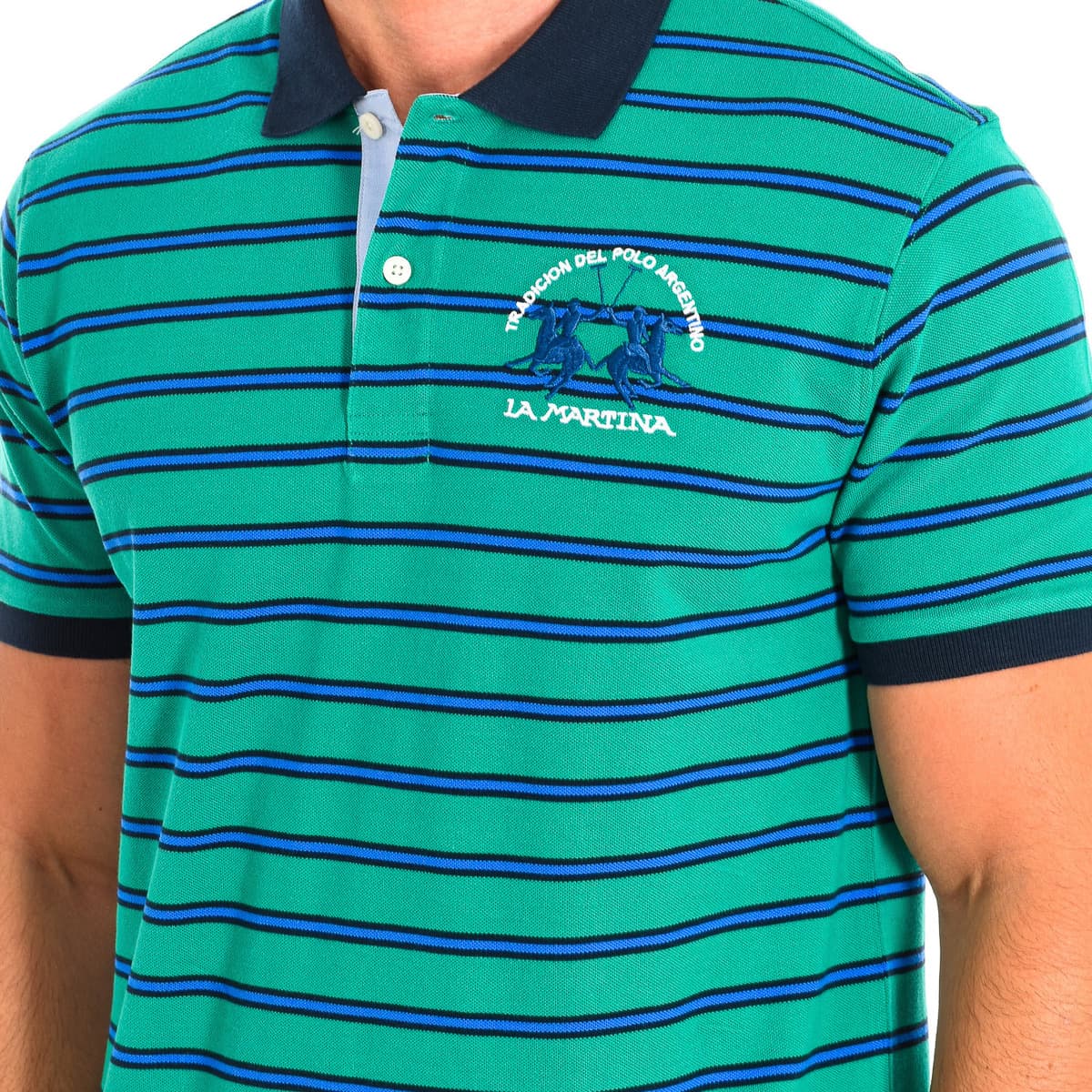 Men's Polo Shirts La Martina Green