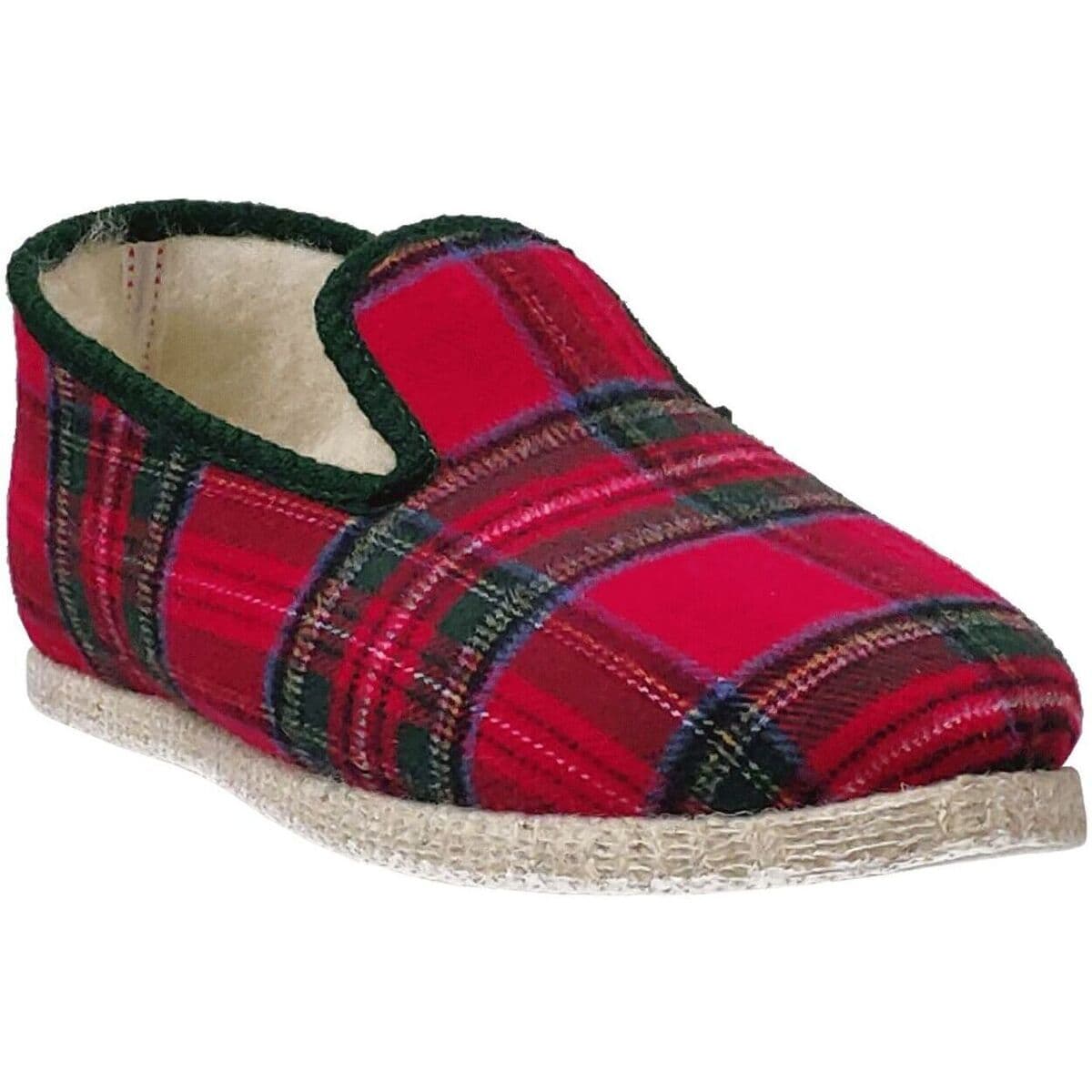 Men's House Slippers Chausse Mouton Red