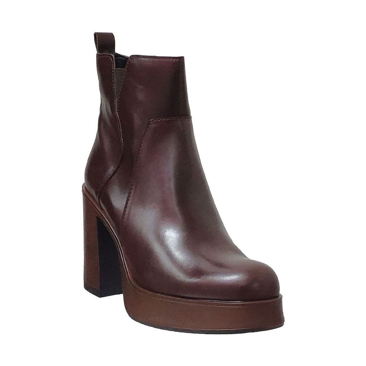 Women's Ankle Boots Elue par nous Brown