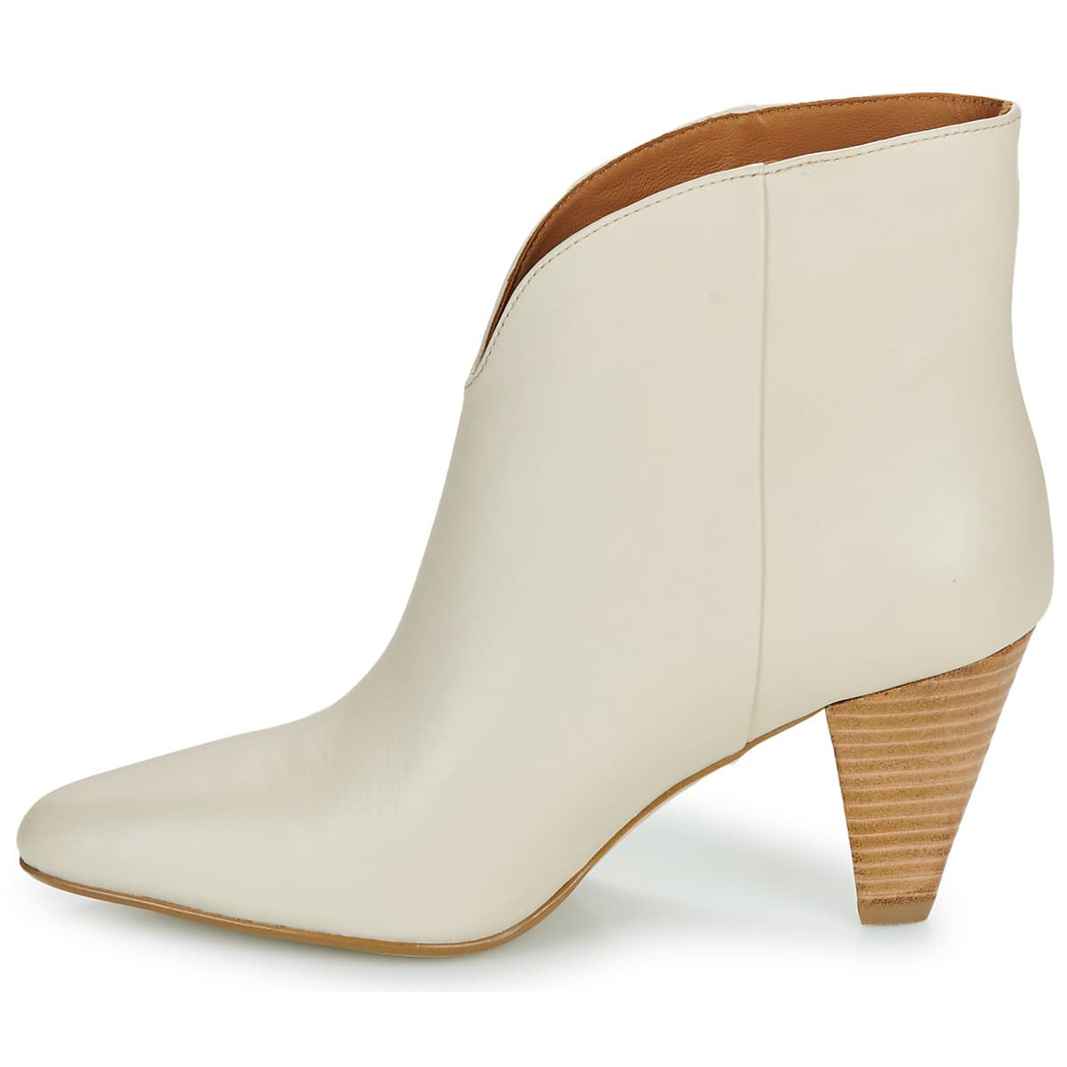 Women's Ankle Boots Bronx White