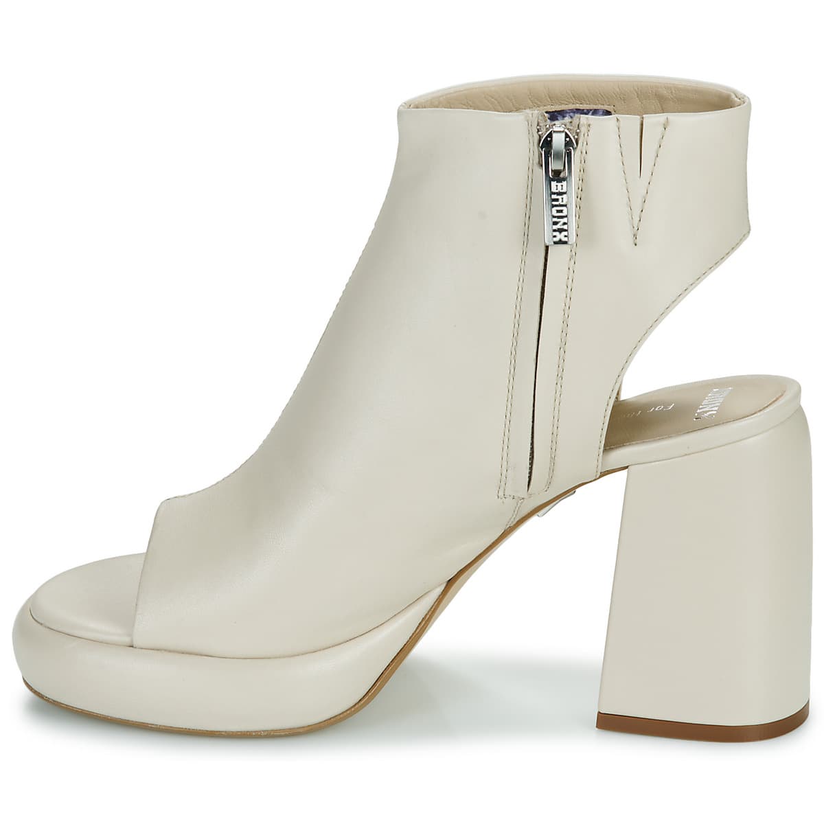 Women's Ankle Boots Bronx White