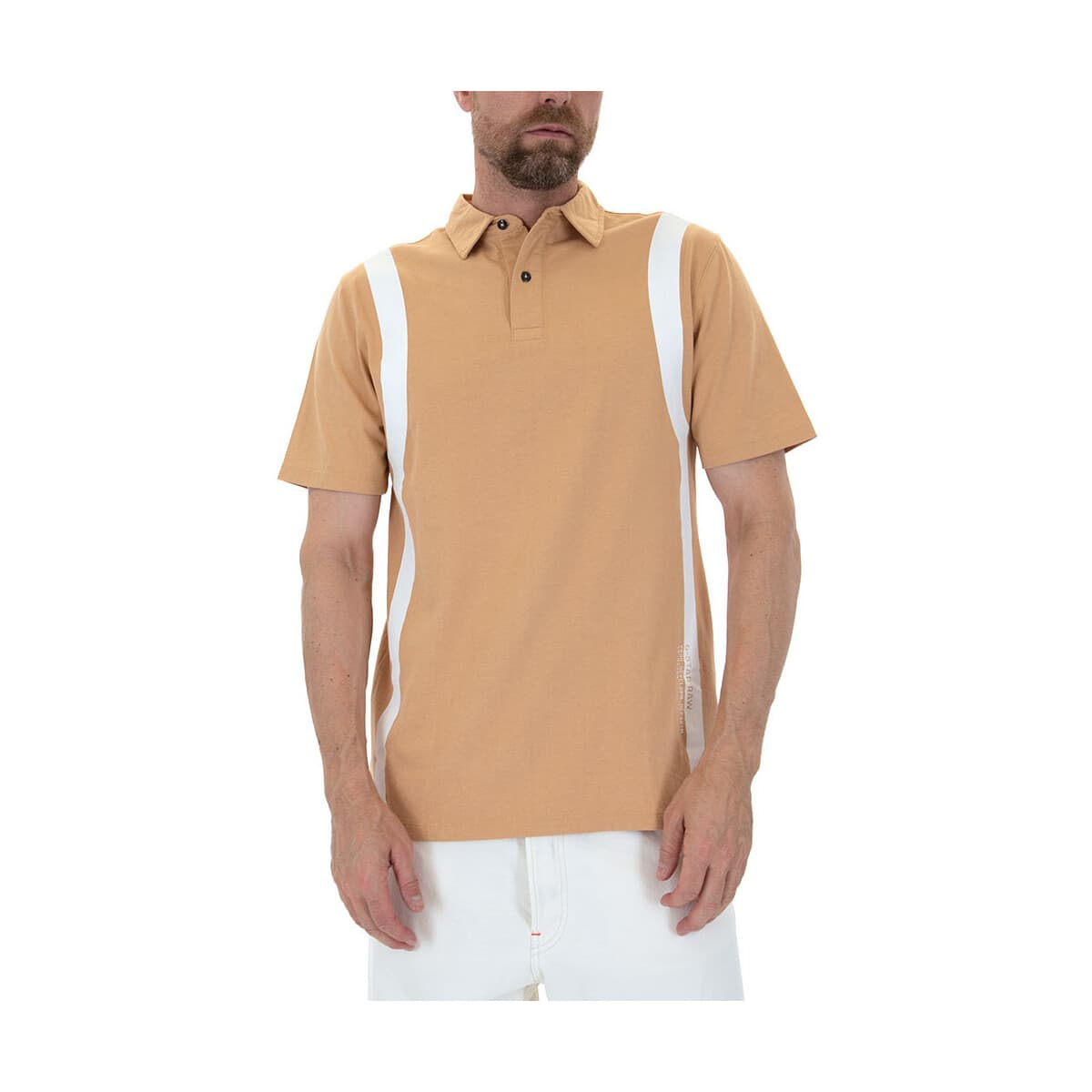 T-shirt με κοντά μανίκια G-Star Raw PRINTED STRIPE POLO T-SHIRT MEN