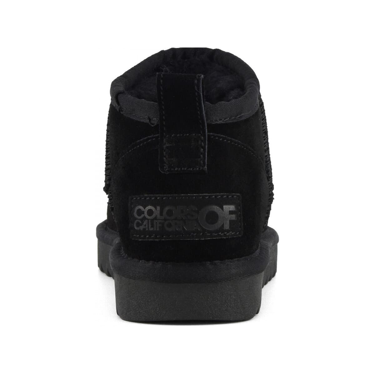 Women's Ankle Boots Colors of California Black