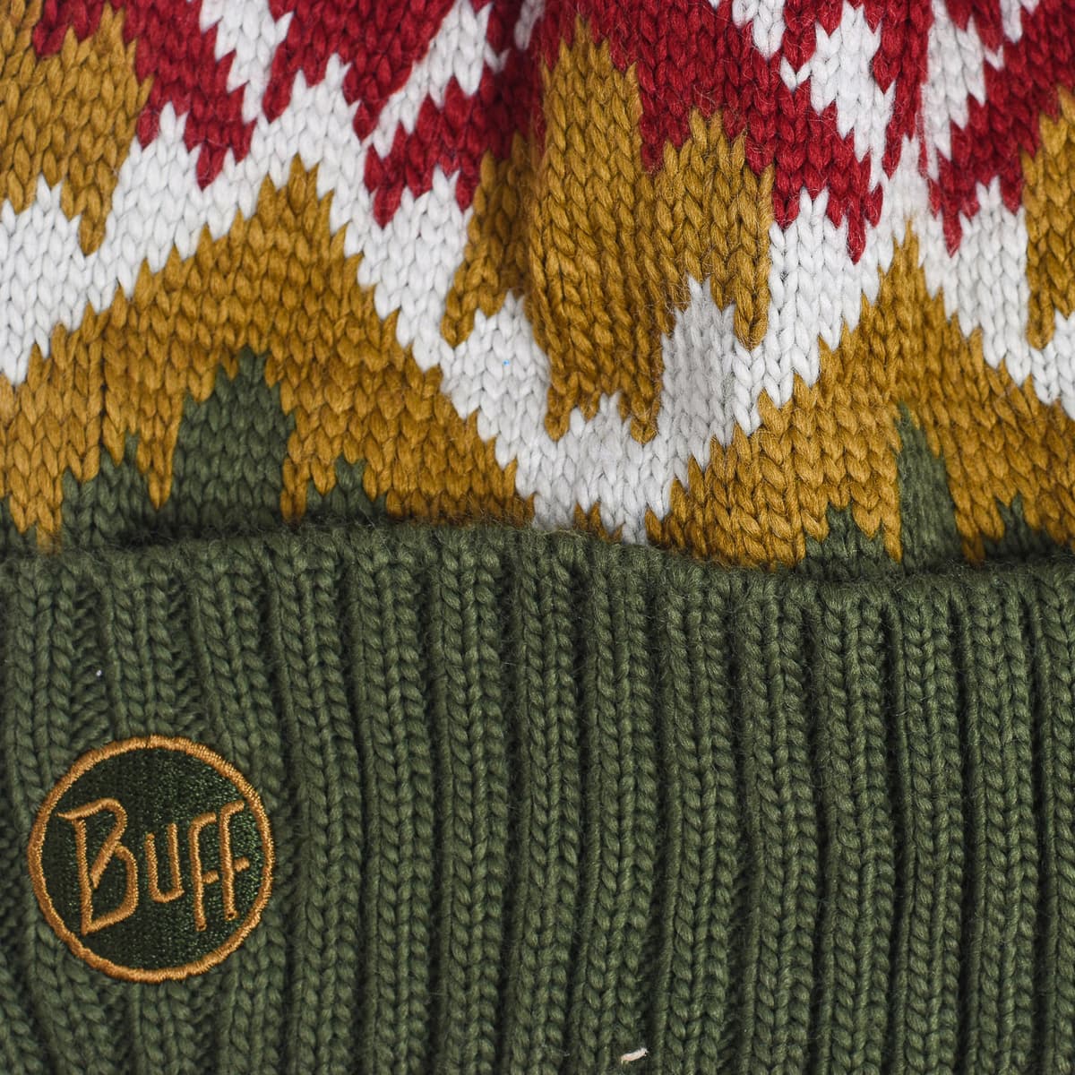 Men's Beanies Buff Green