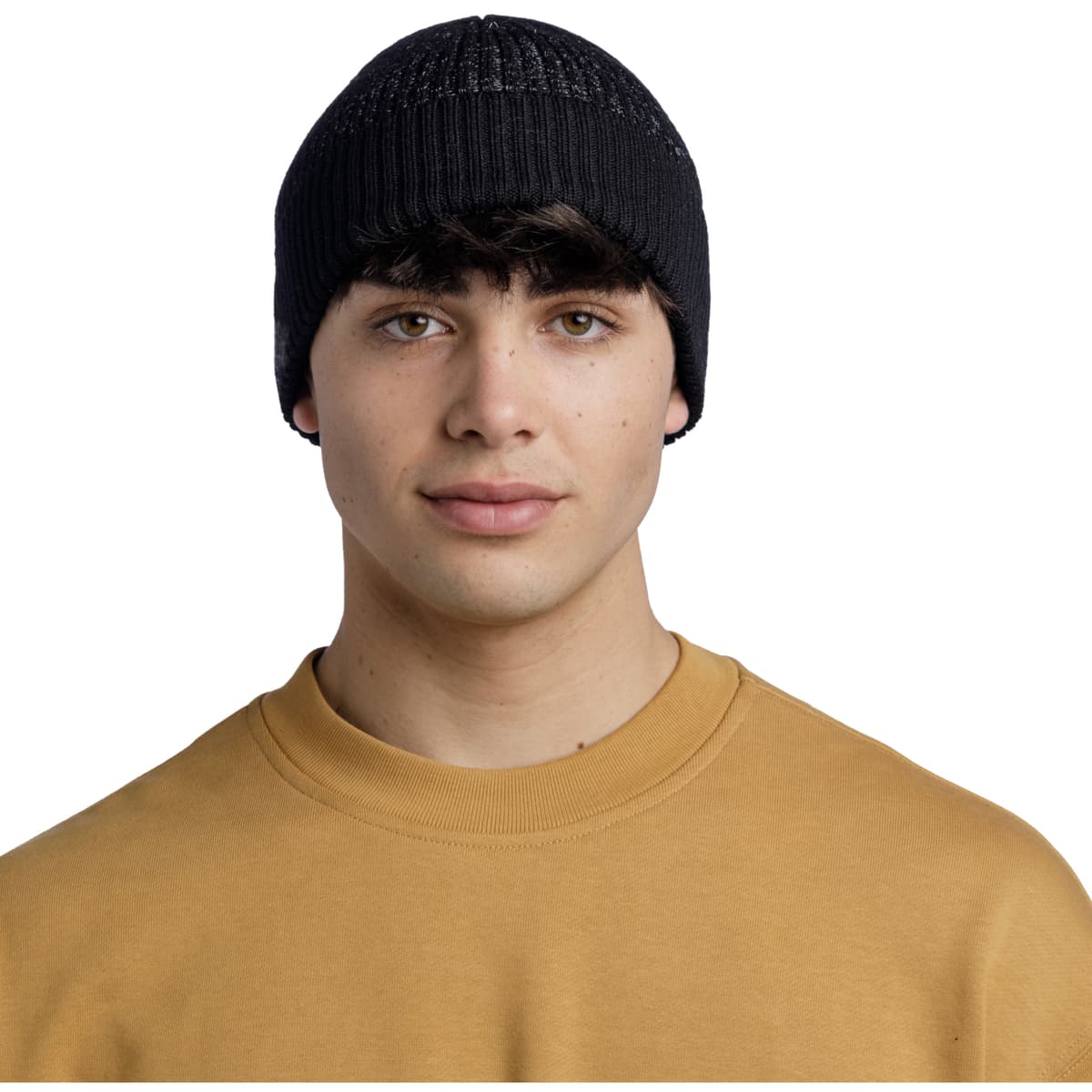 Men's Beanies Buff Black