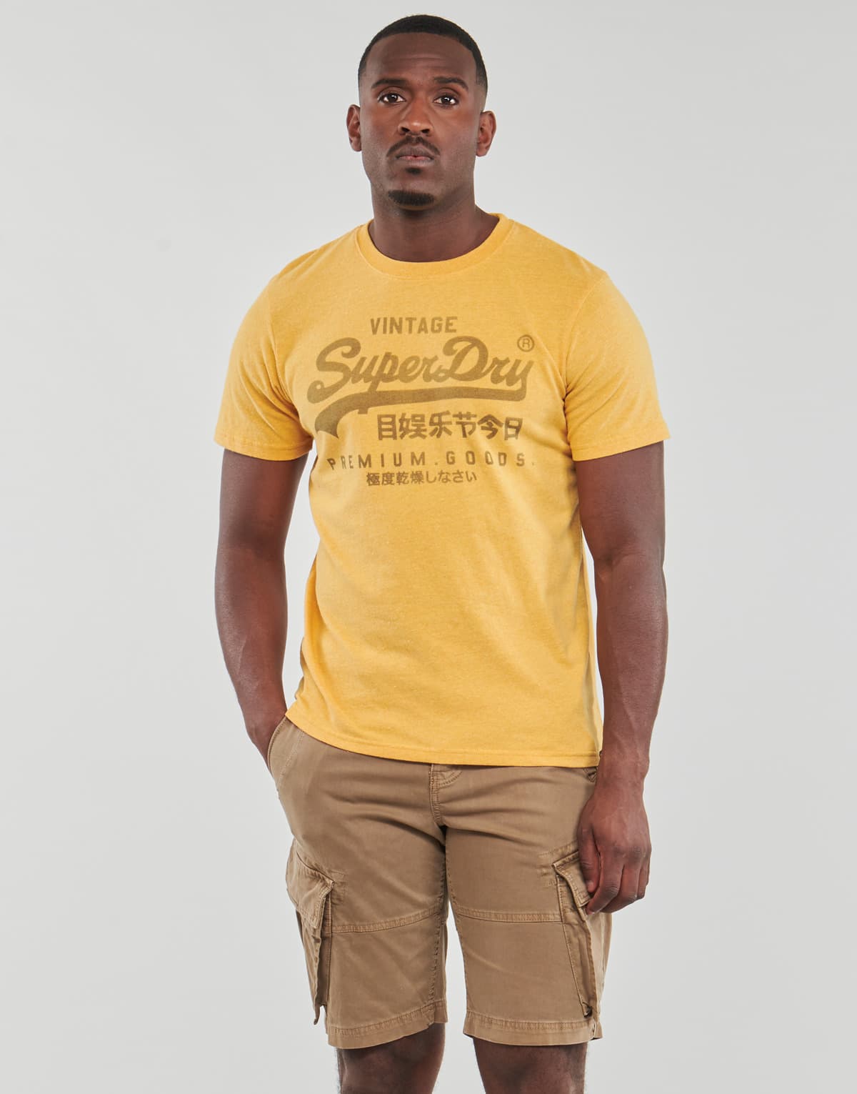 Men's T-Shirts Superdry Yellow