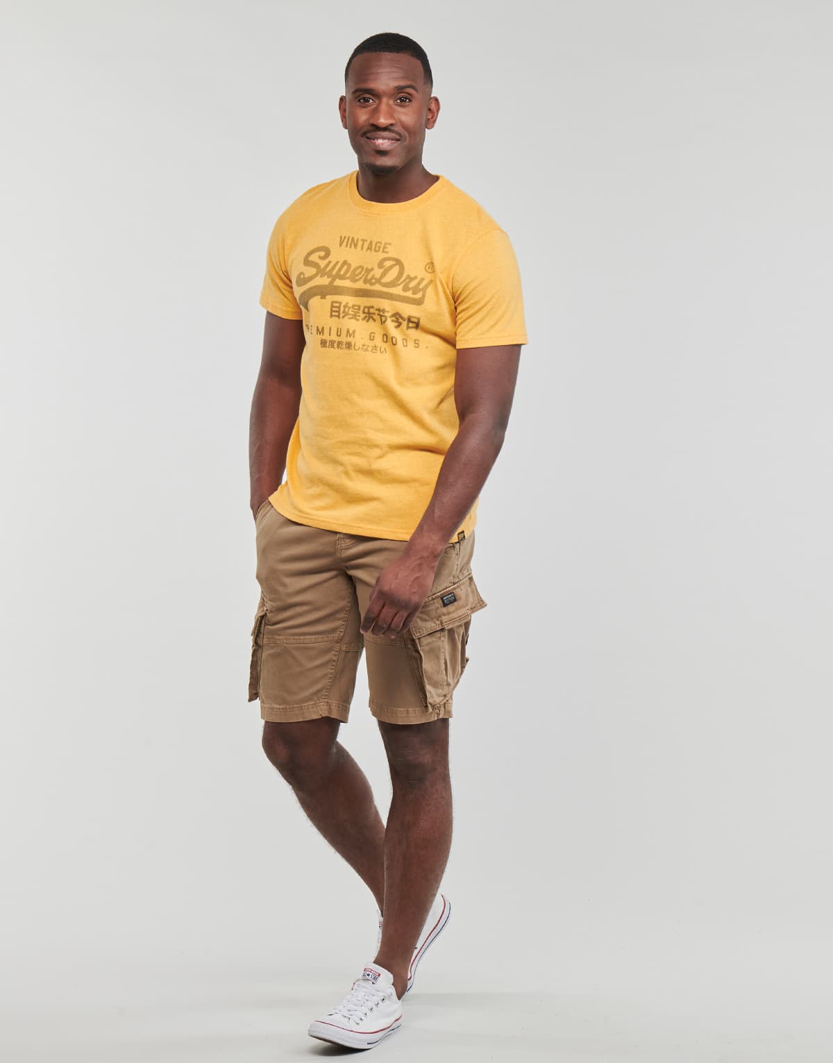 Men's T-Shirts Superdry Yellow