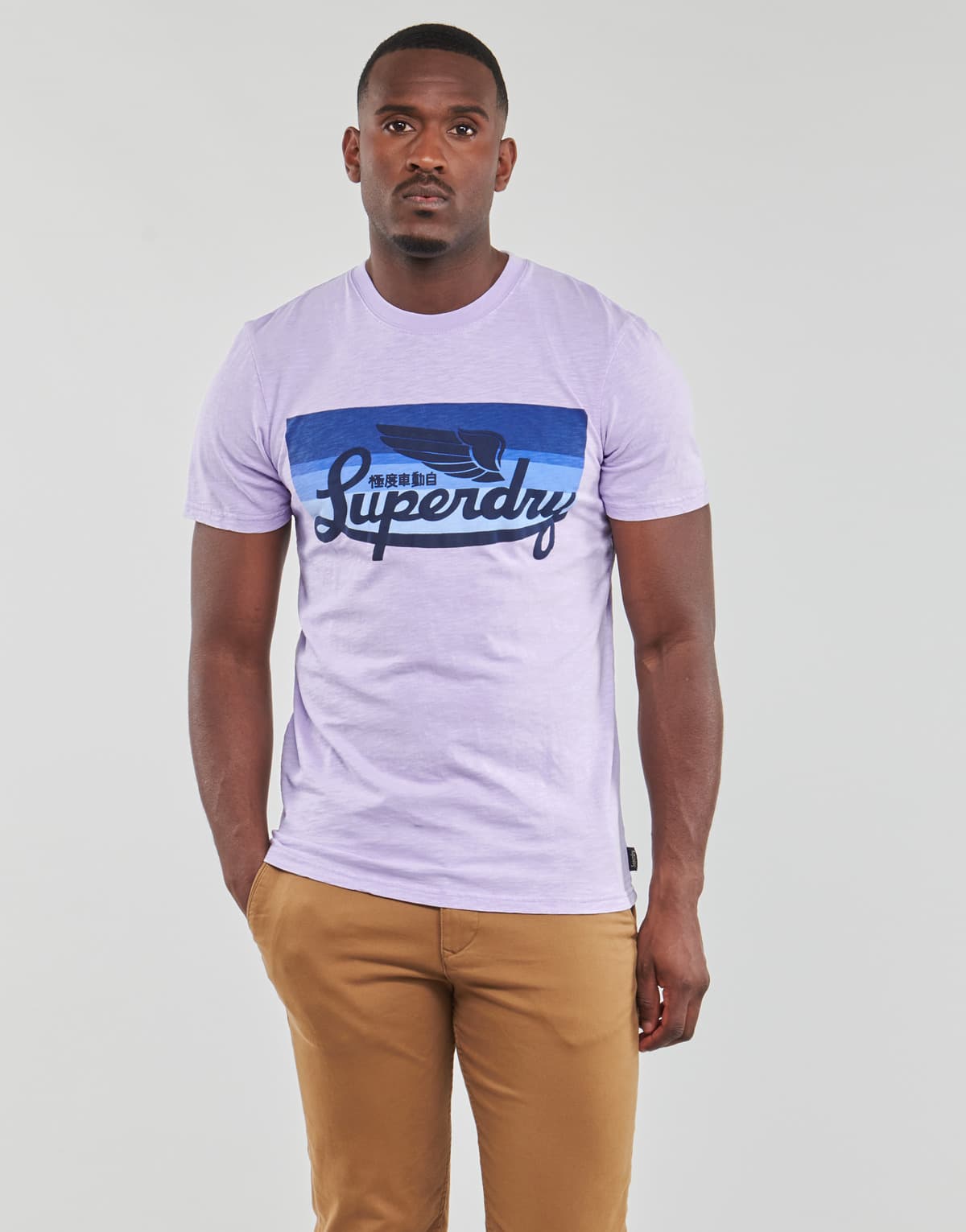 Men's T-Shirts Superdry Purple