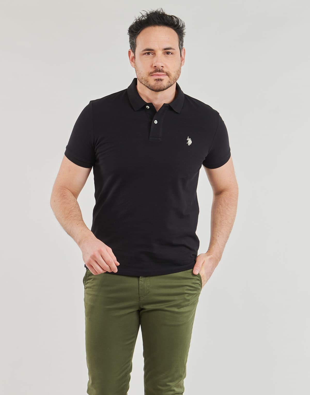 Men's Polo Shirts U.S Polo Assn. Black