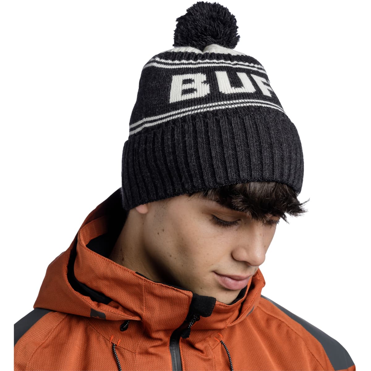 Men's Beanies Buff Black
