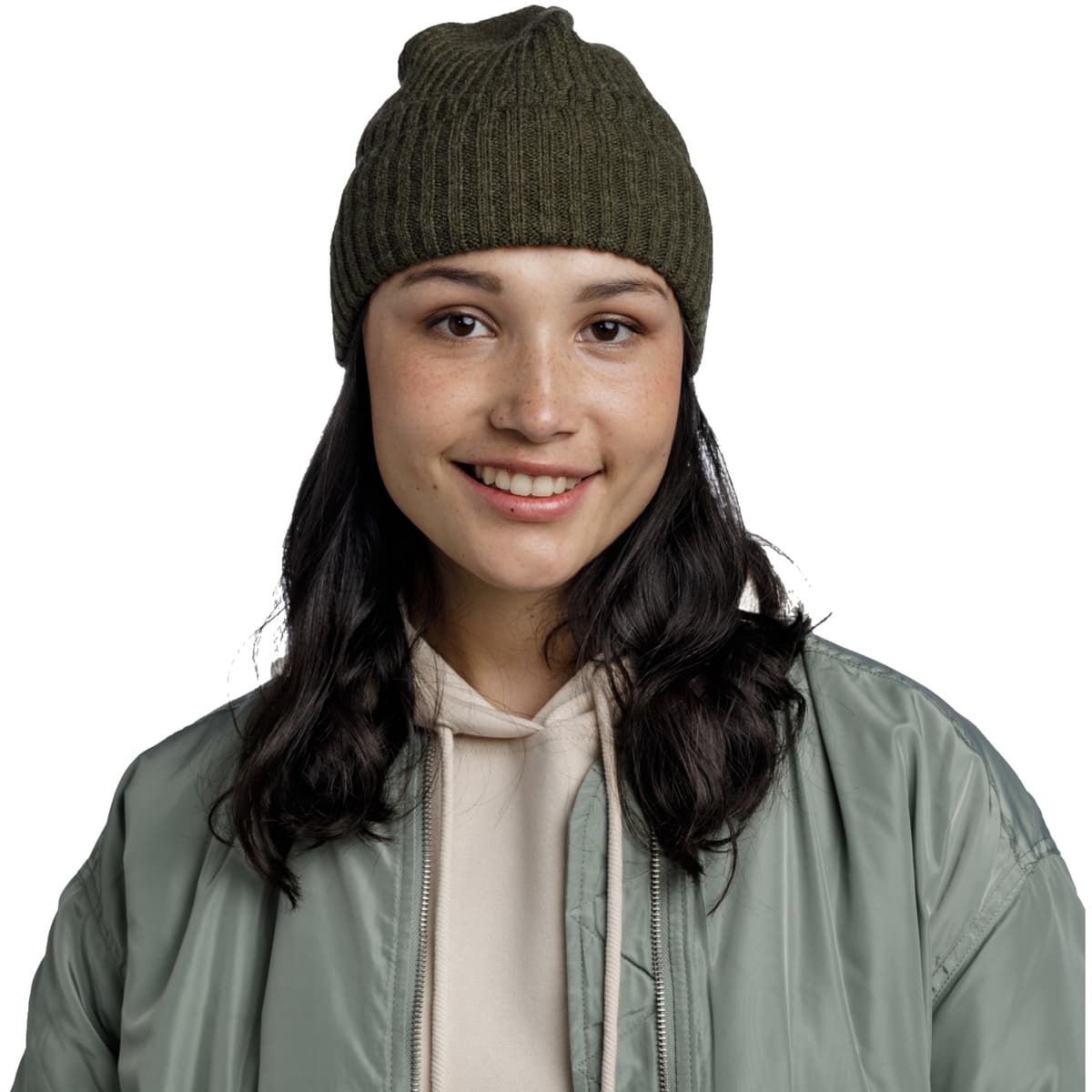 Women's Beanies Buff Green