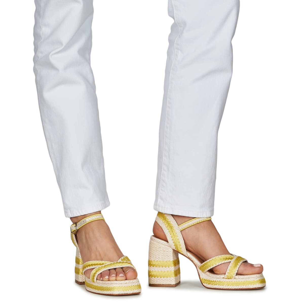 Women's Pumps Castaner Yellow