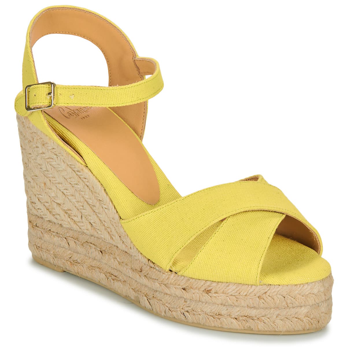 Women's Platforms Castaner Yellow