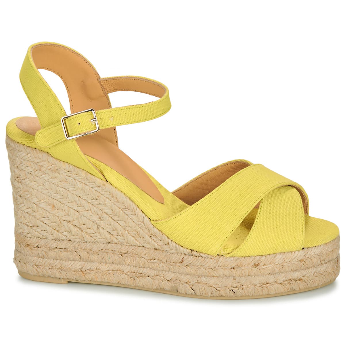 Women's Platforms Castaner Yellow