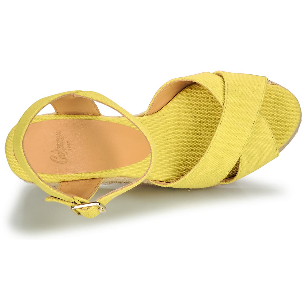 Women's Platforms Castaner Yellow