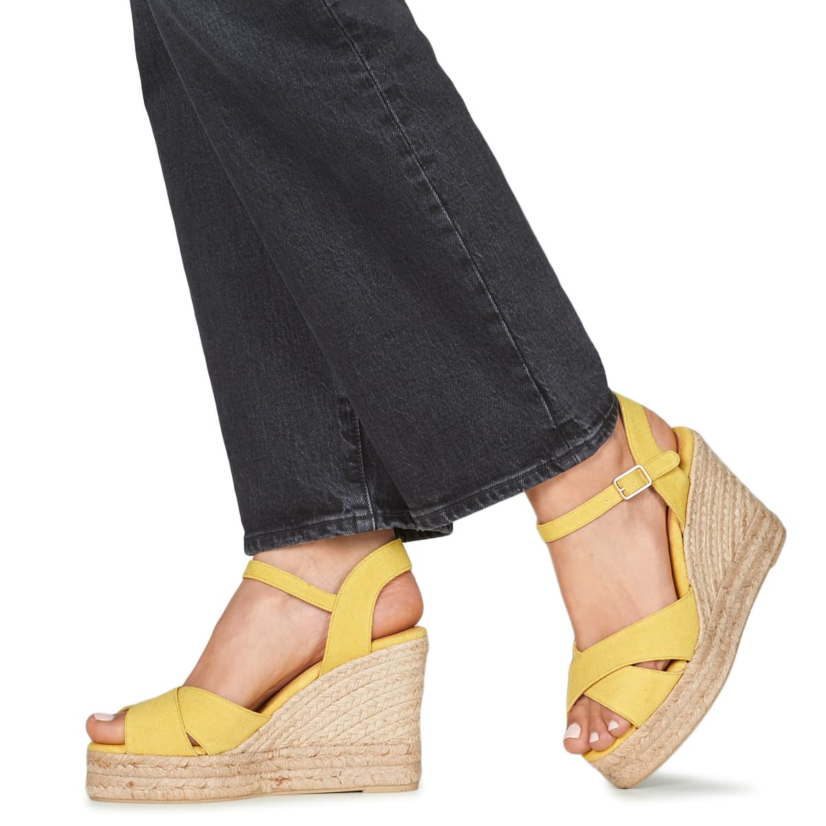 Women's Platforms Castaner Yellow