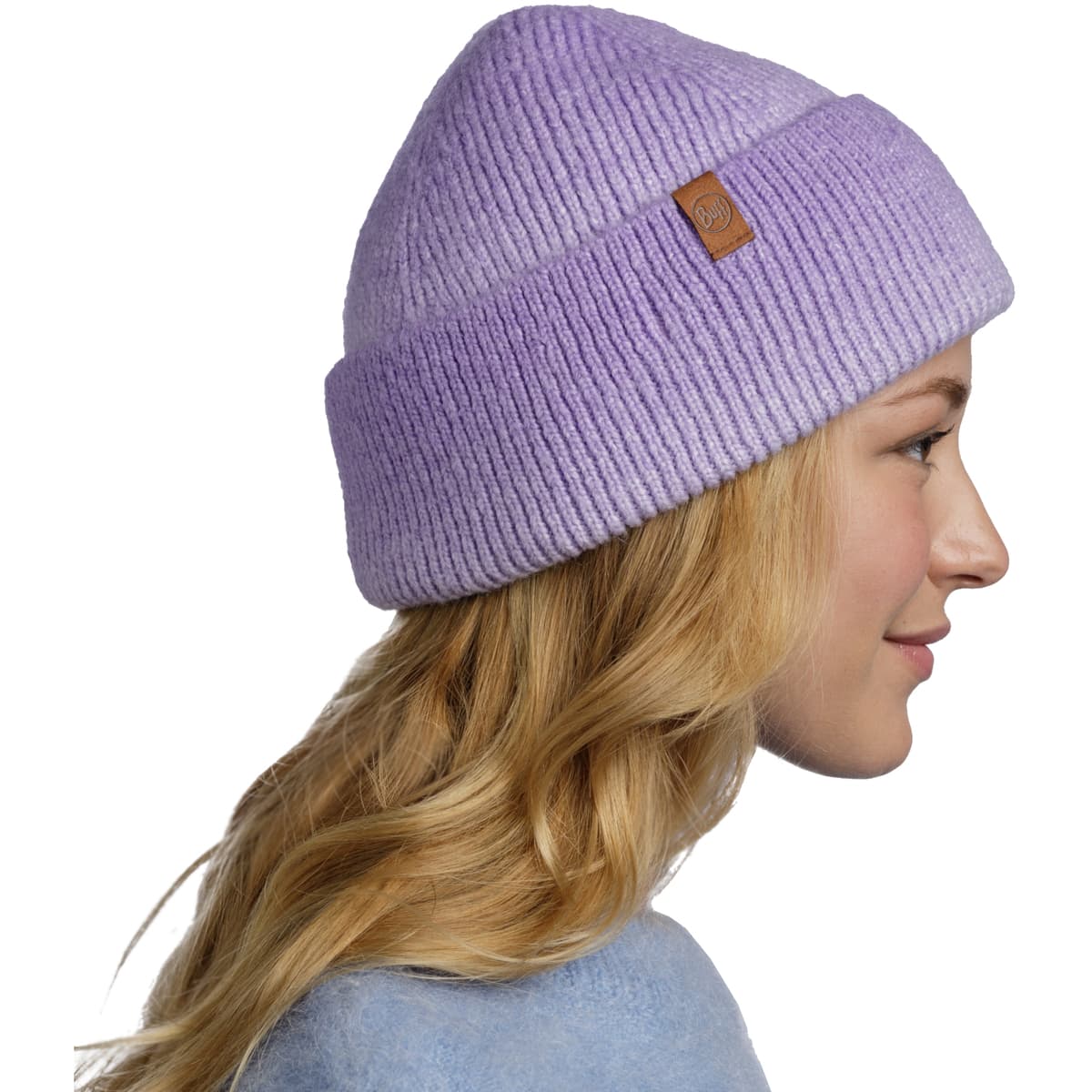 Men's Beanies Buff Purple