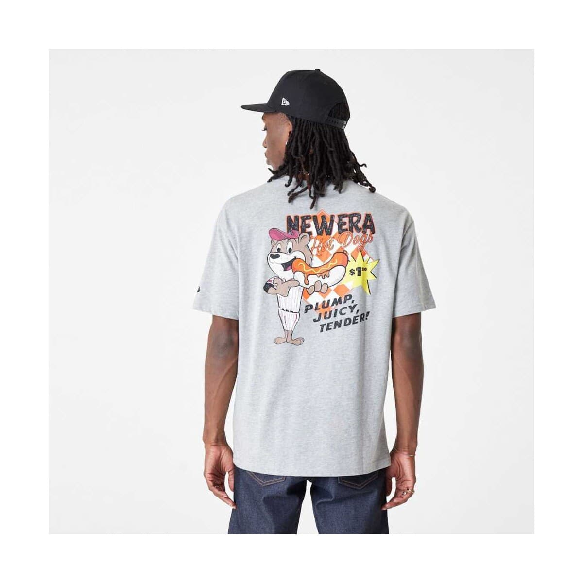 Men's T-Shirts New-Era Gray