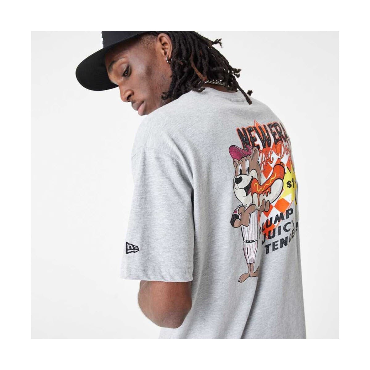 Men's T-Shirts New-Era Gray