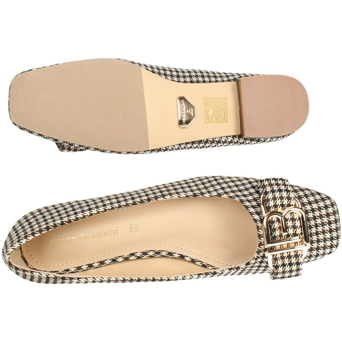 Women's Ballet Flats Laura Biagiotti Brown