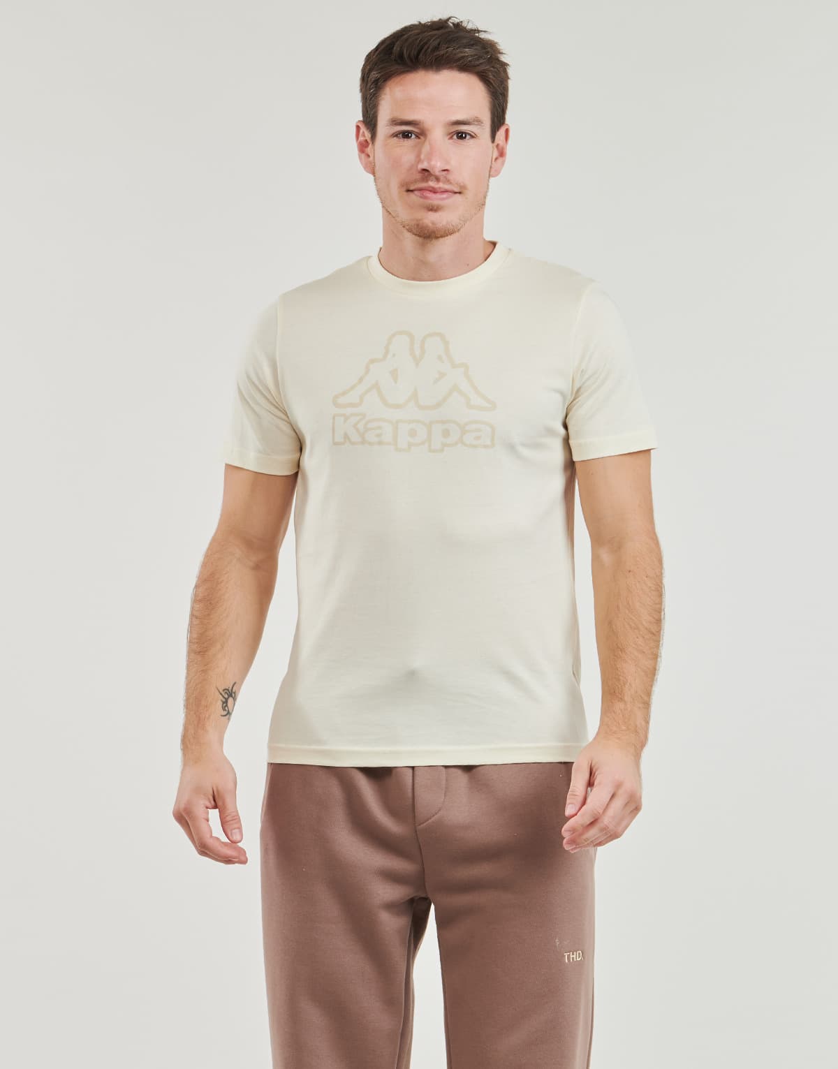 Men's Sports T-Shirts Kappa Beige