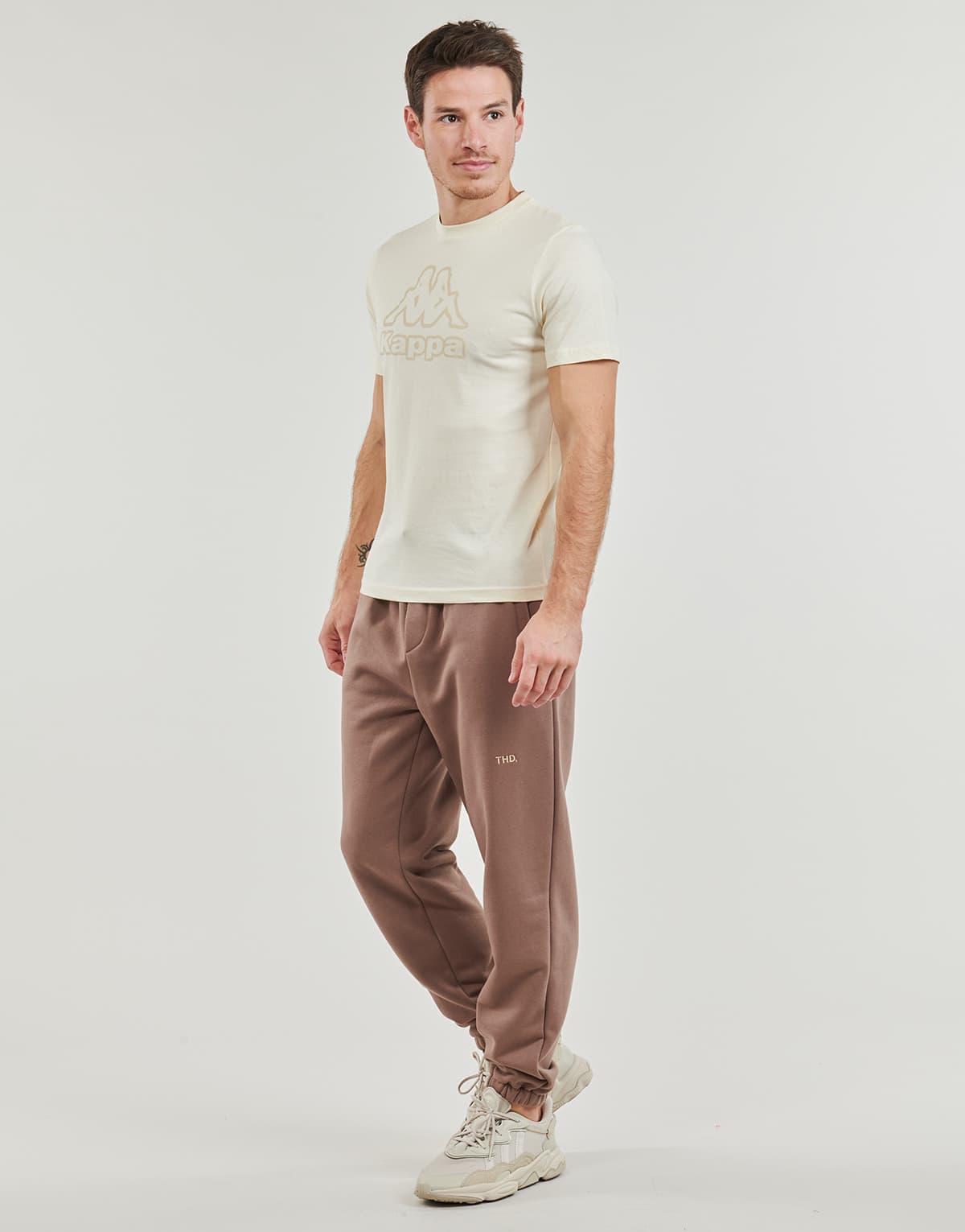 Men's Sports T-Shirts Kappa Beige