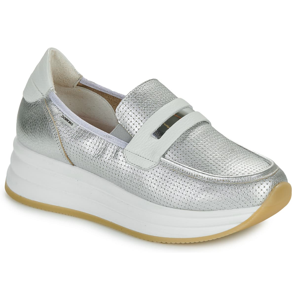 Women's Loafers Dorking Silver