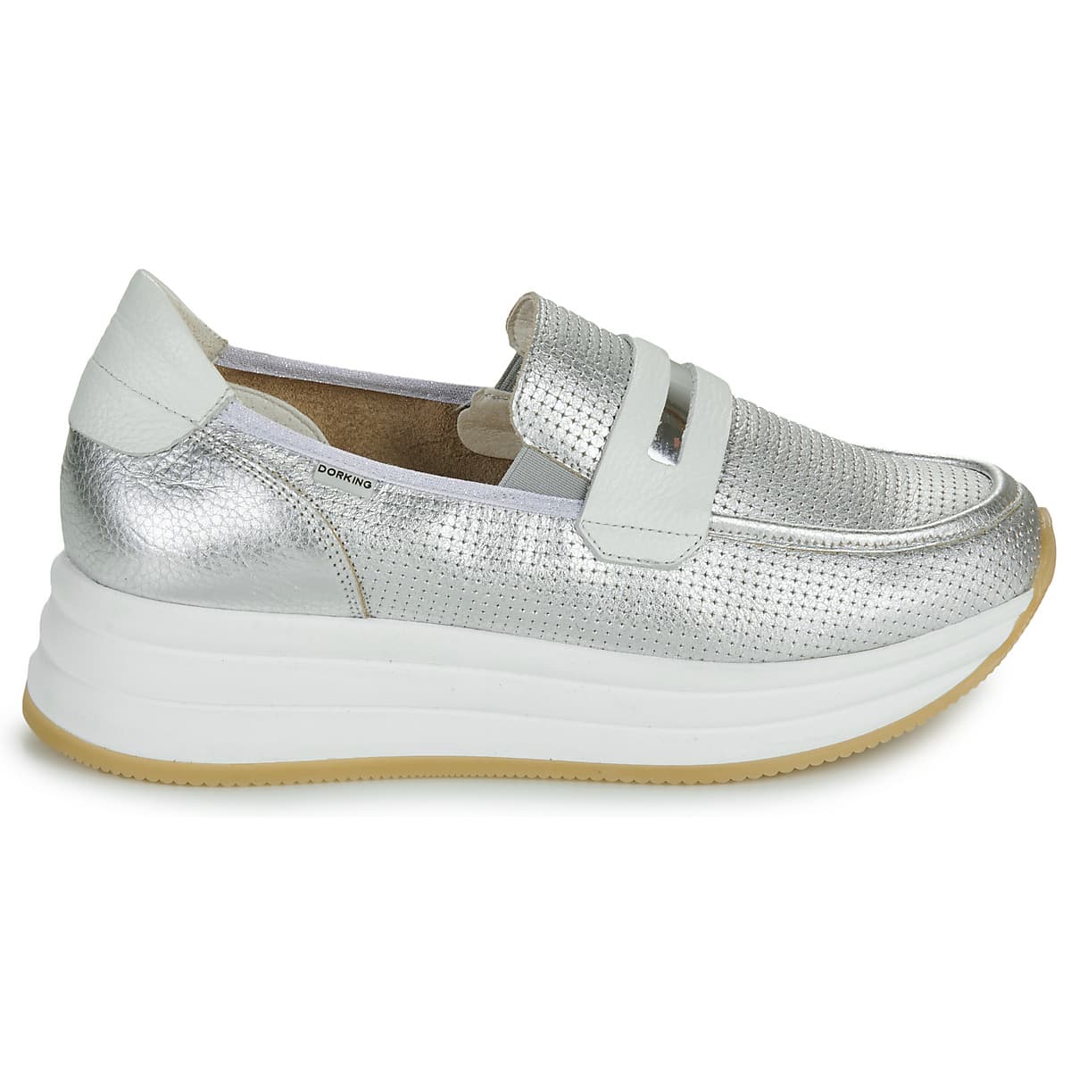 Women's Loafers Dorking Silver