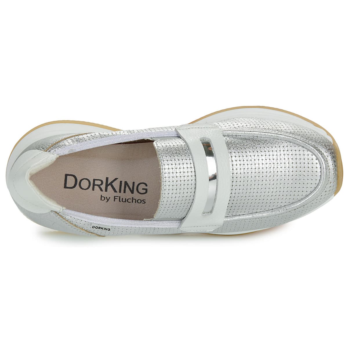 Women's Loafers Dorking Silver