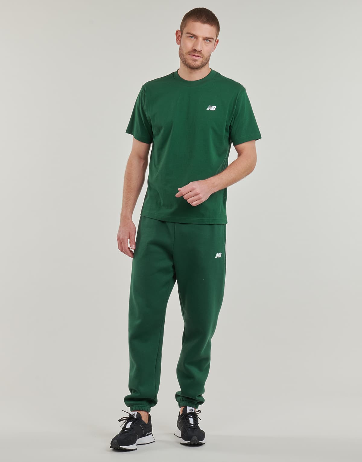 Men's T-Shirts New Balance Green