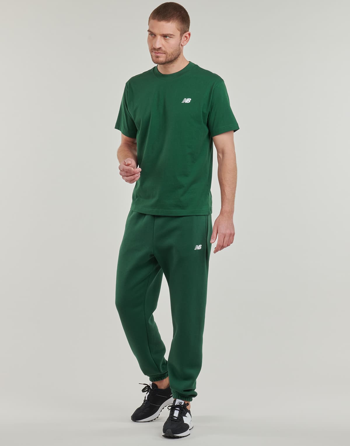 Men's T-Shirts New Balance Green