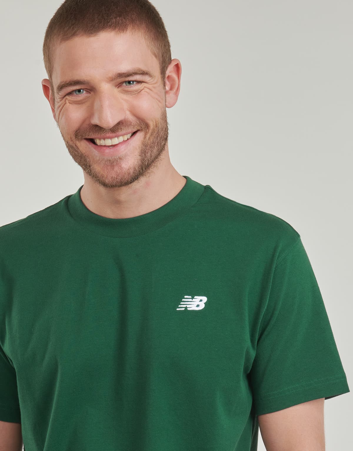 Men's T-Shirts New Balance Green