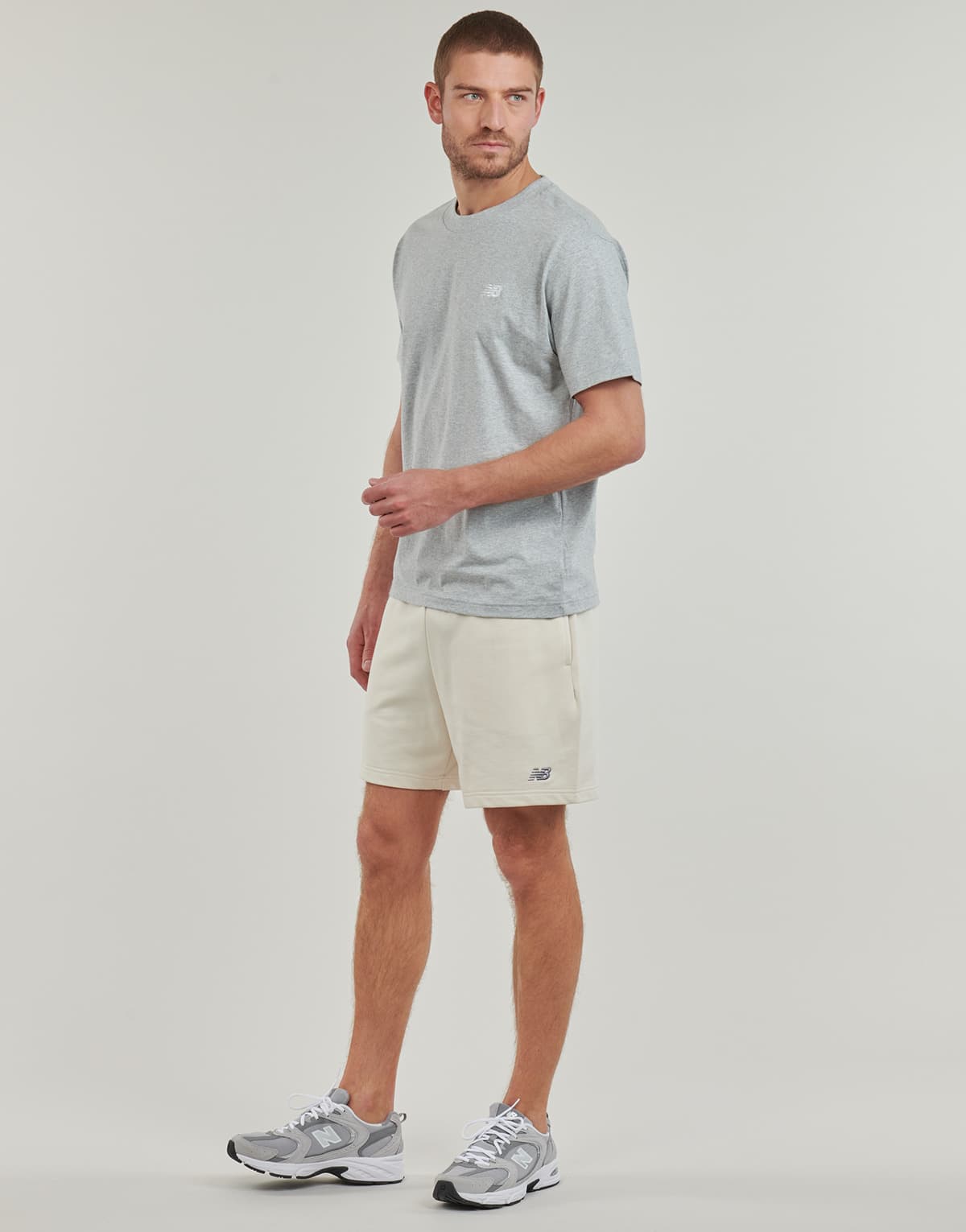 Men's T-Shirts New Balance Gray