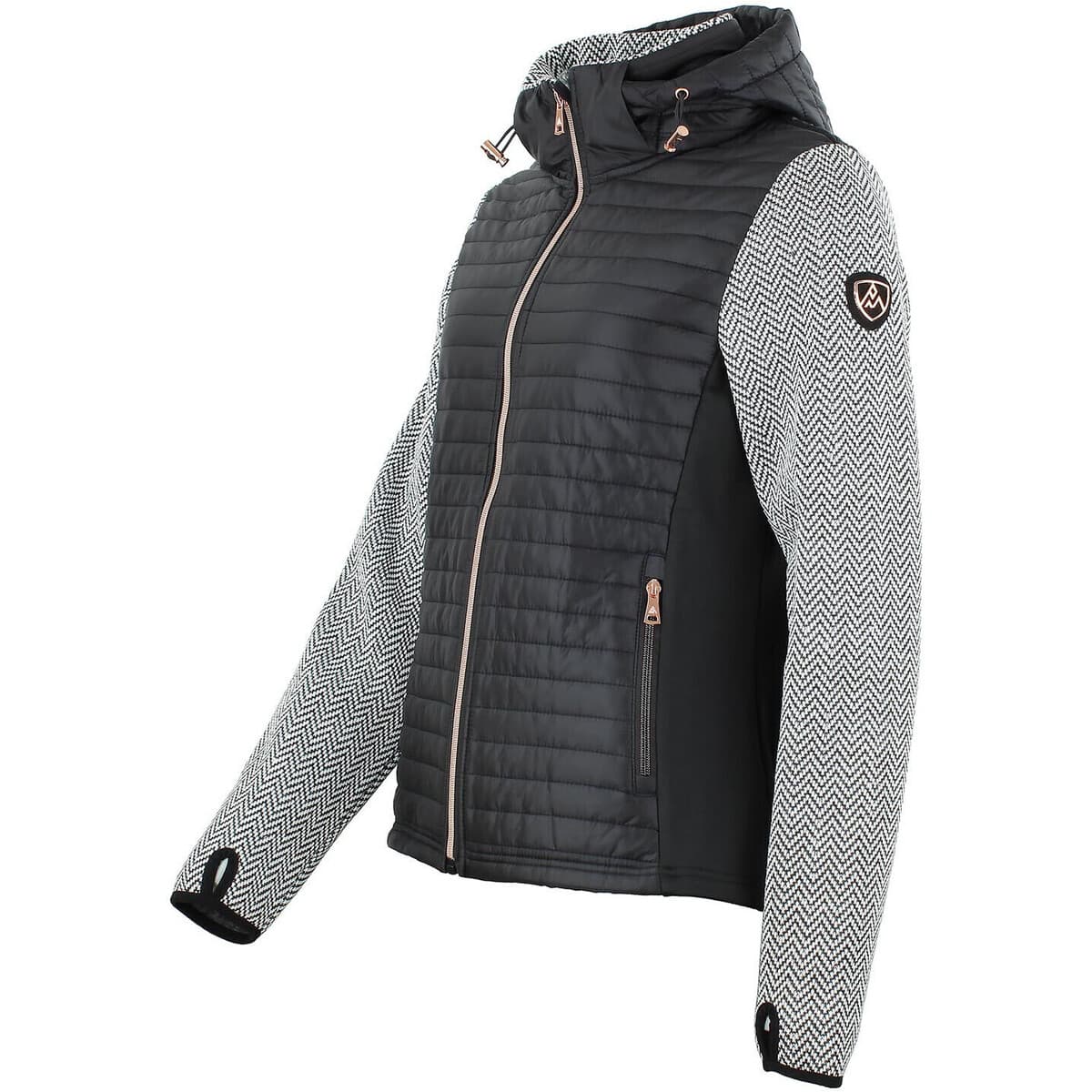 Women's Sweatshirts Peak Mountain Black