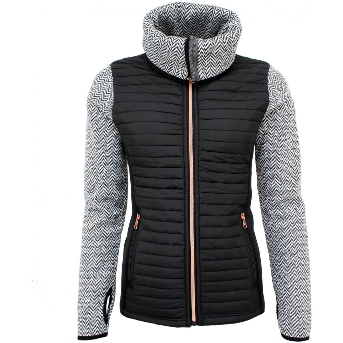 Women's Sweatshirts Peak Mountain Black