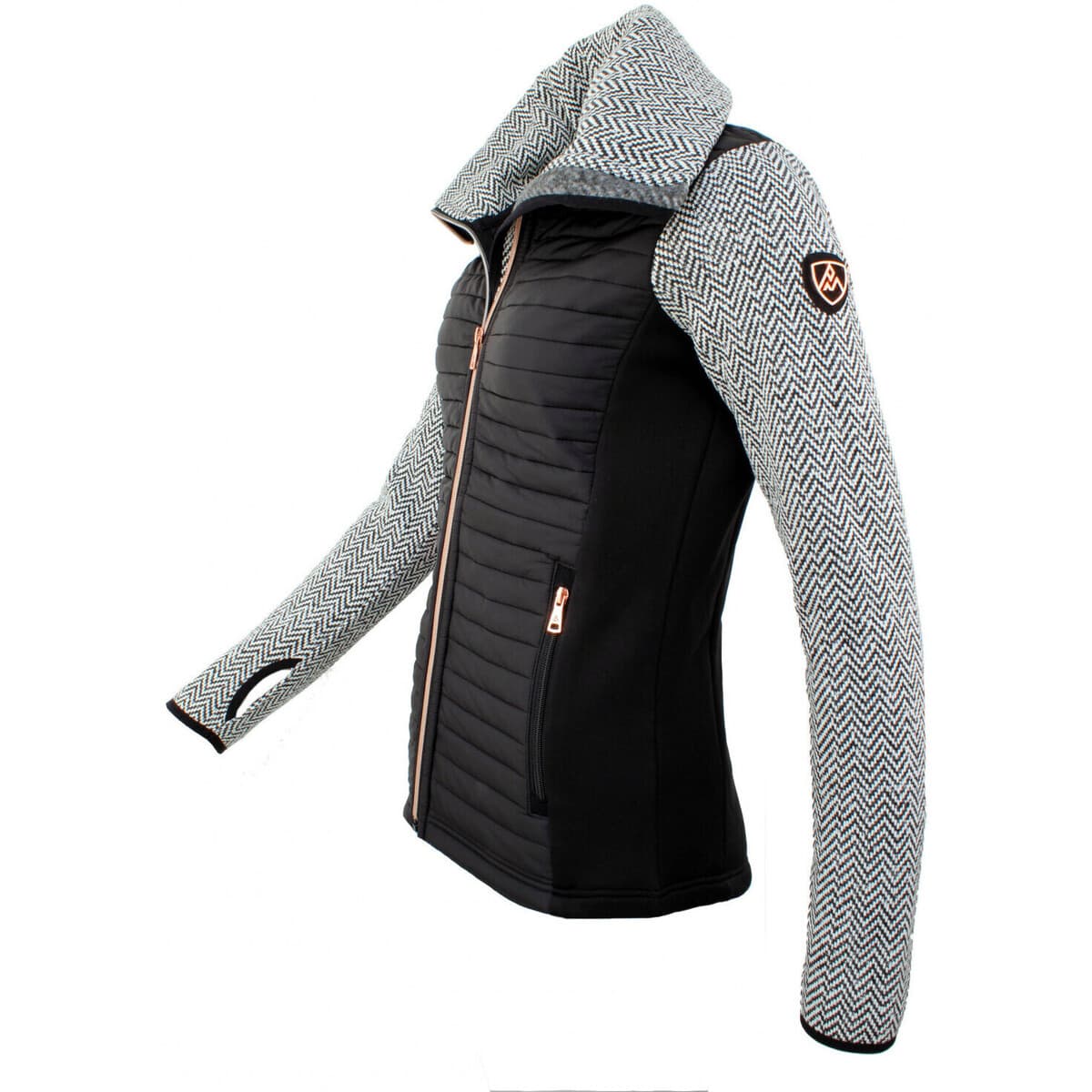 Women's Sweatshirts Peak Mountain Black