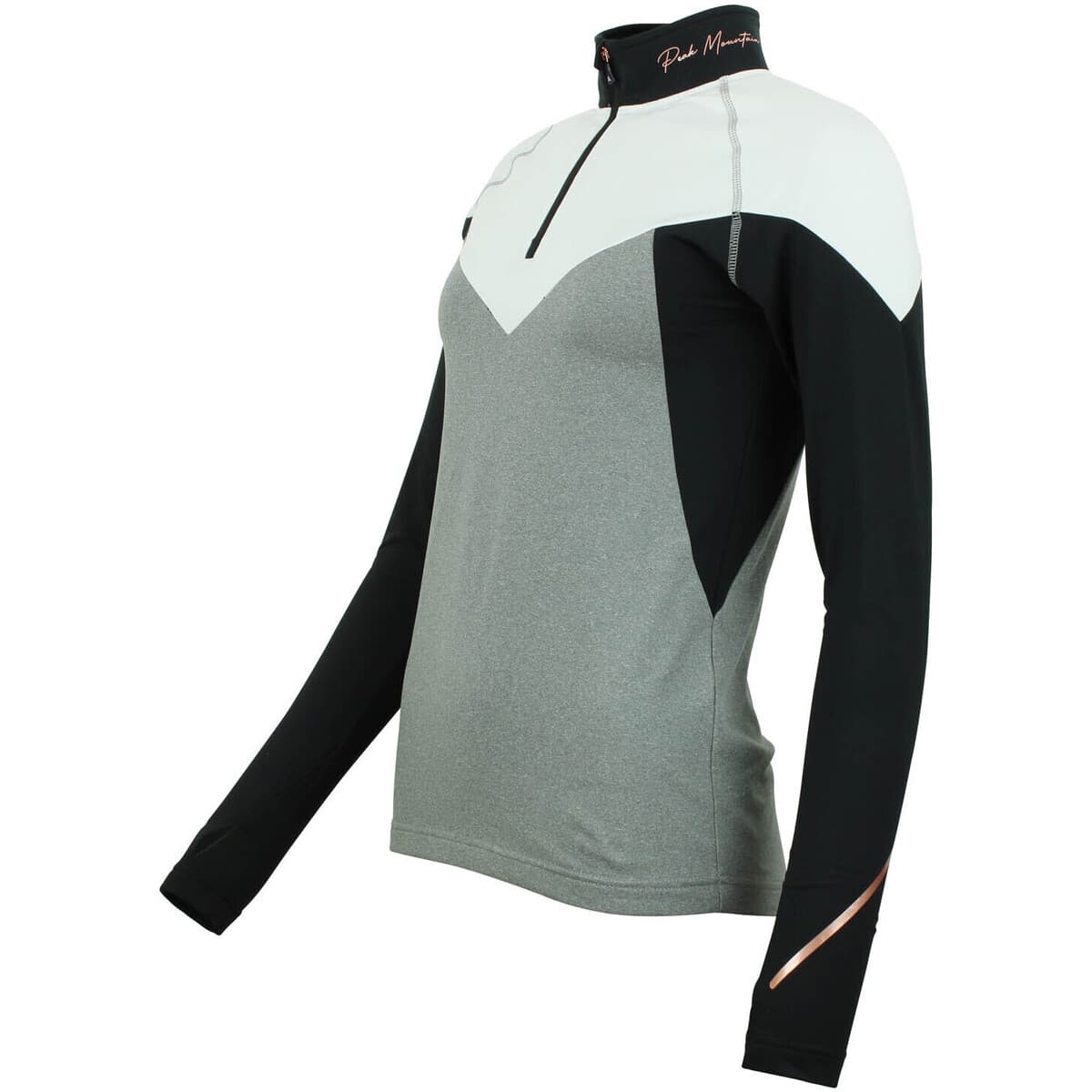 Women's T-Shirts Peak Mountain Gray