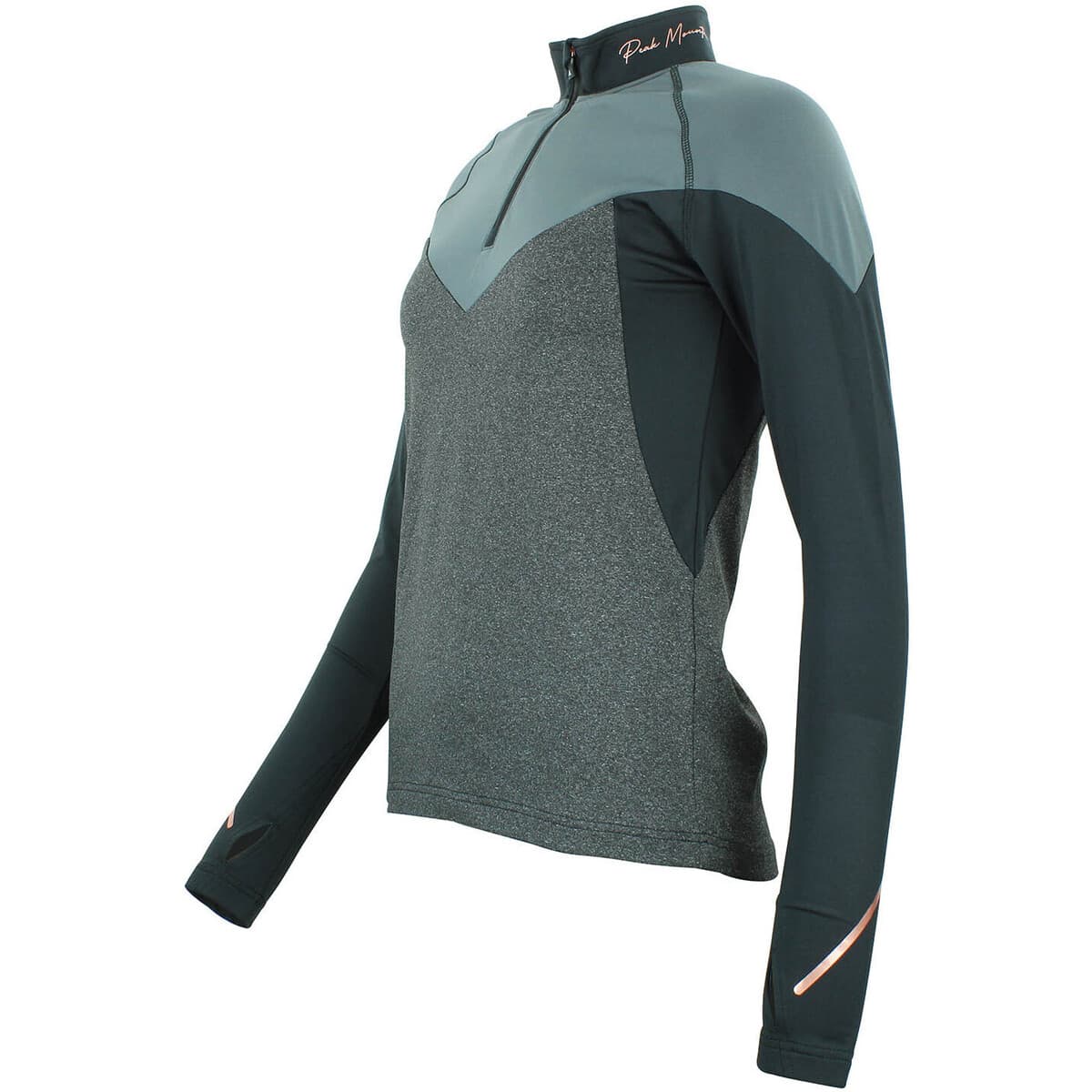 Women's T-Shirts Peak Mountain Black