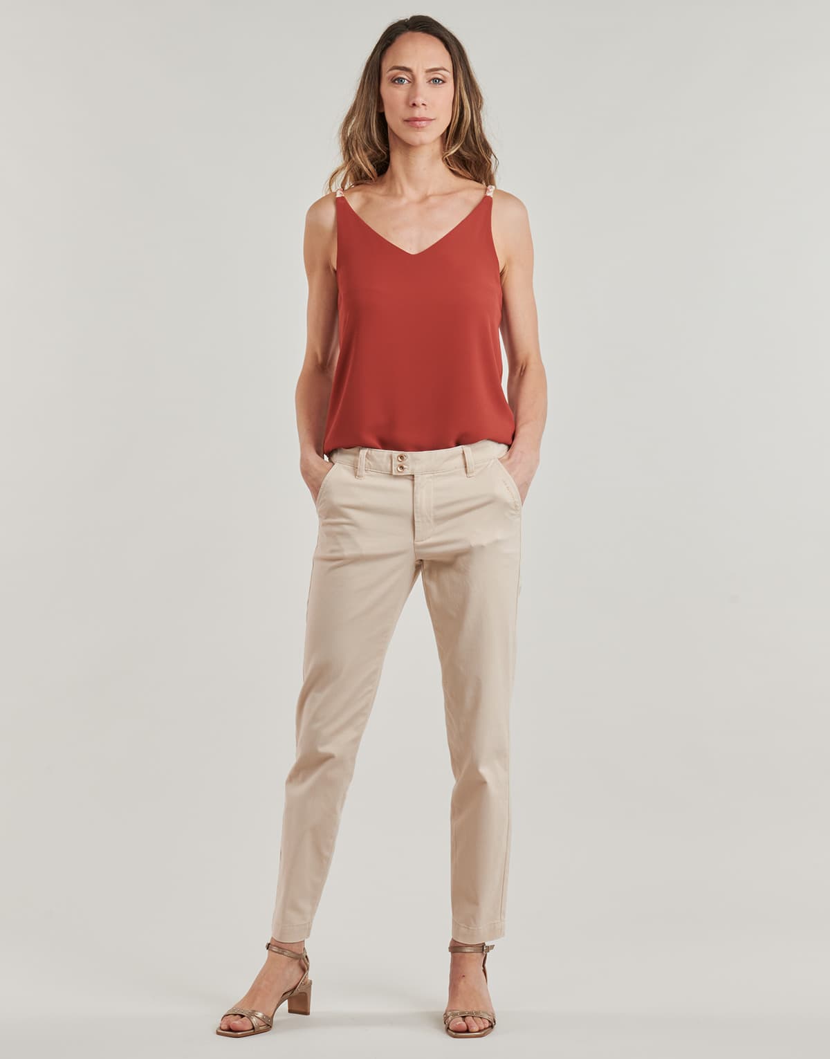 Women's Pants Les Petites Bombes Beige
