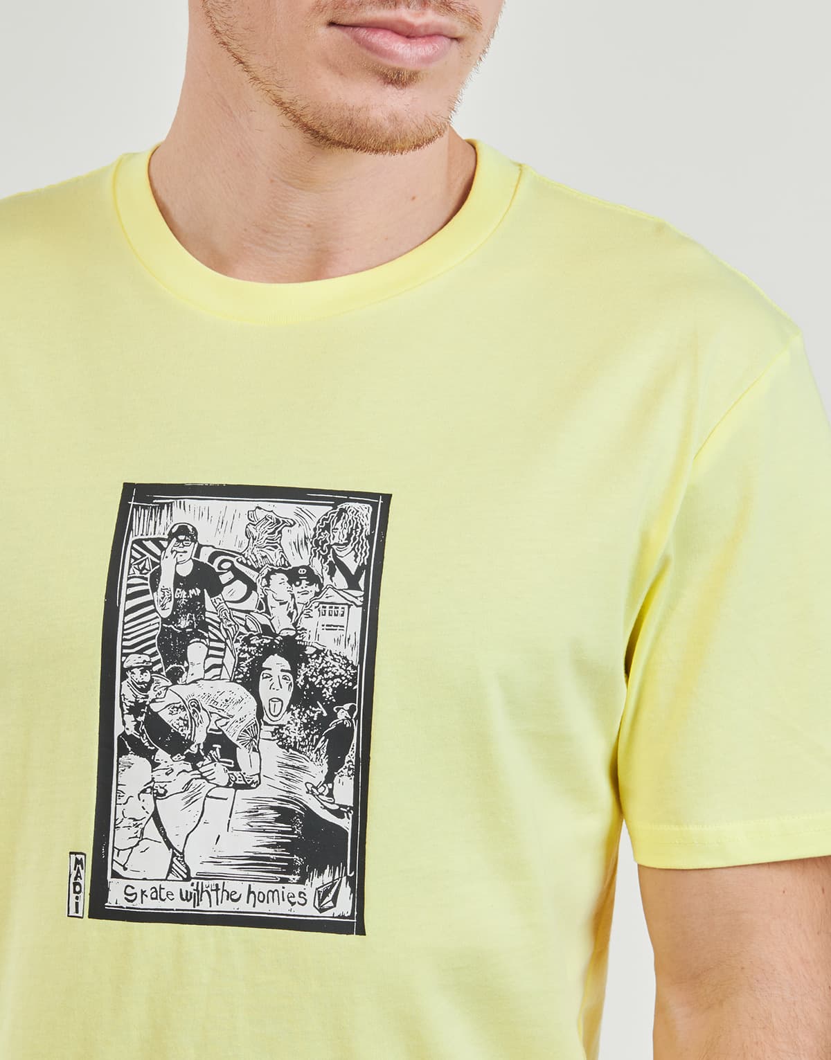 Men's T-Shirts Volcom Yellow