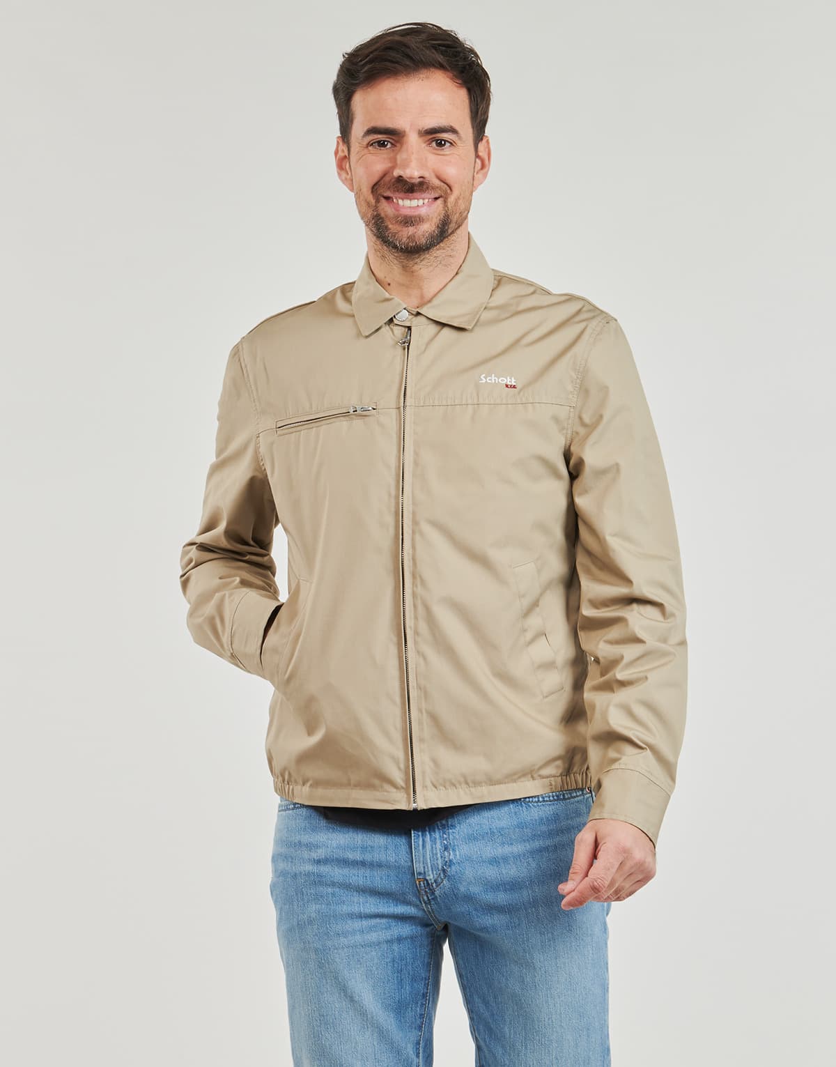 Men's Jackets Schott Beige