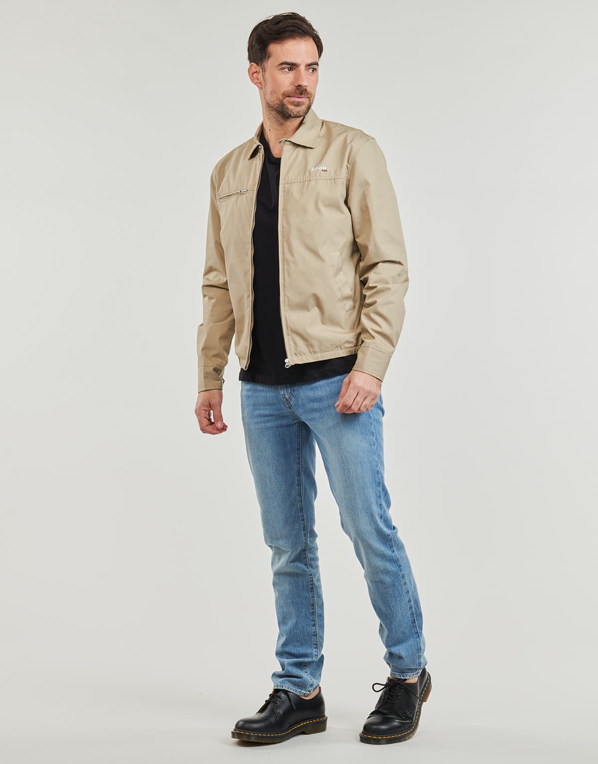 Men's Jackets Schott Beige