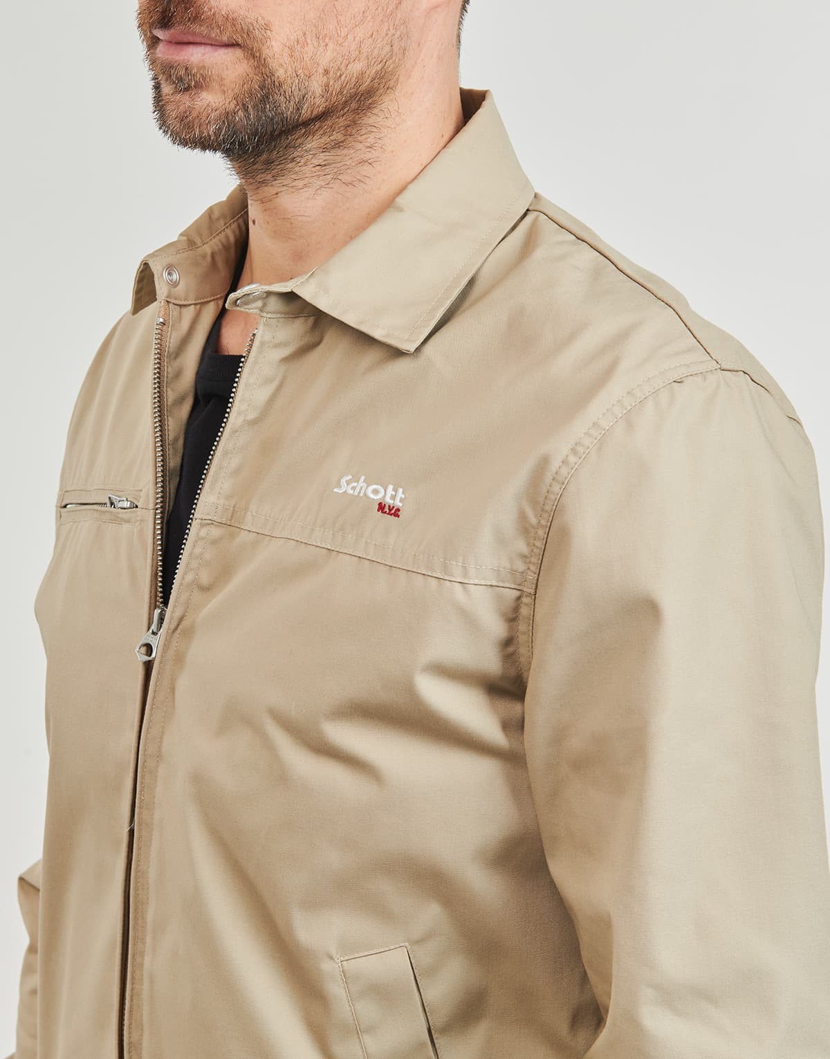 Men's Jackets Schott Beige