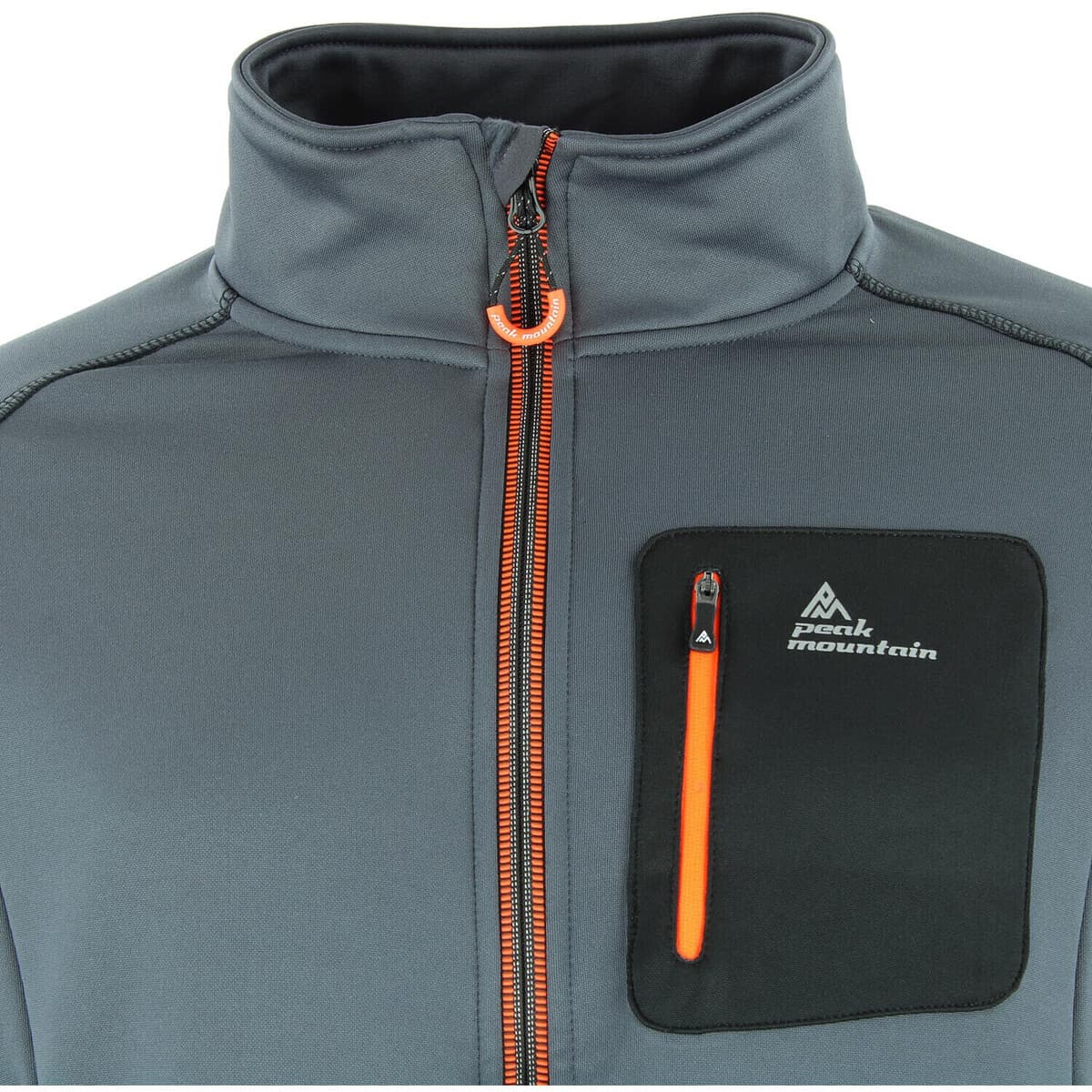 Men's Sweatshirts Peak Mountain Gray