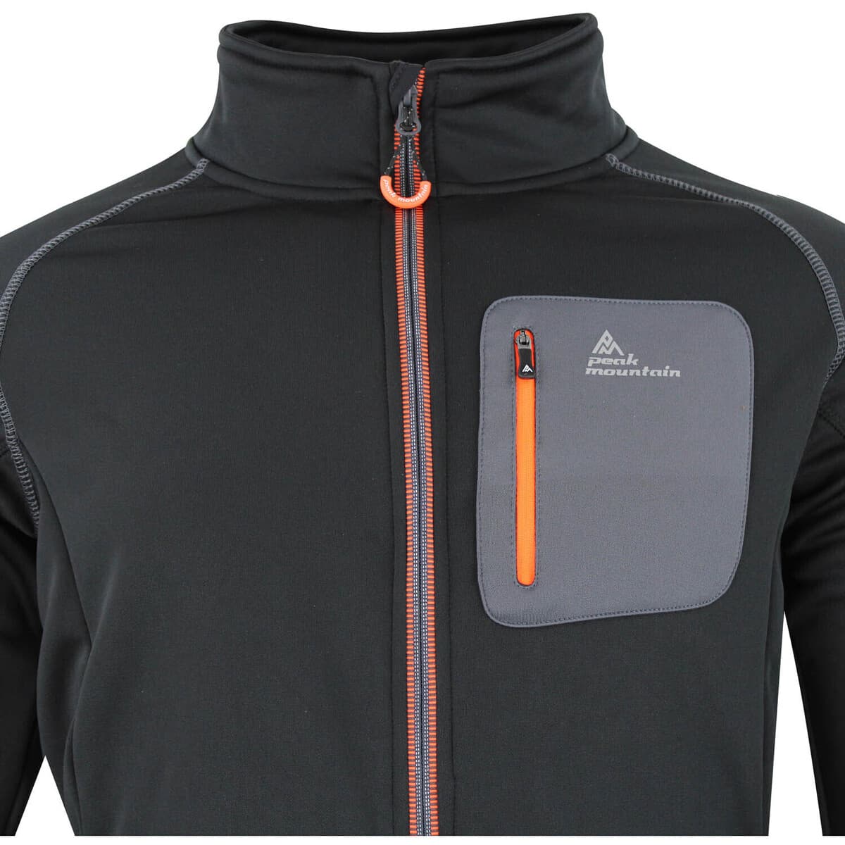Men's Sweatshirts Peak Mountain Black