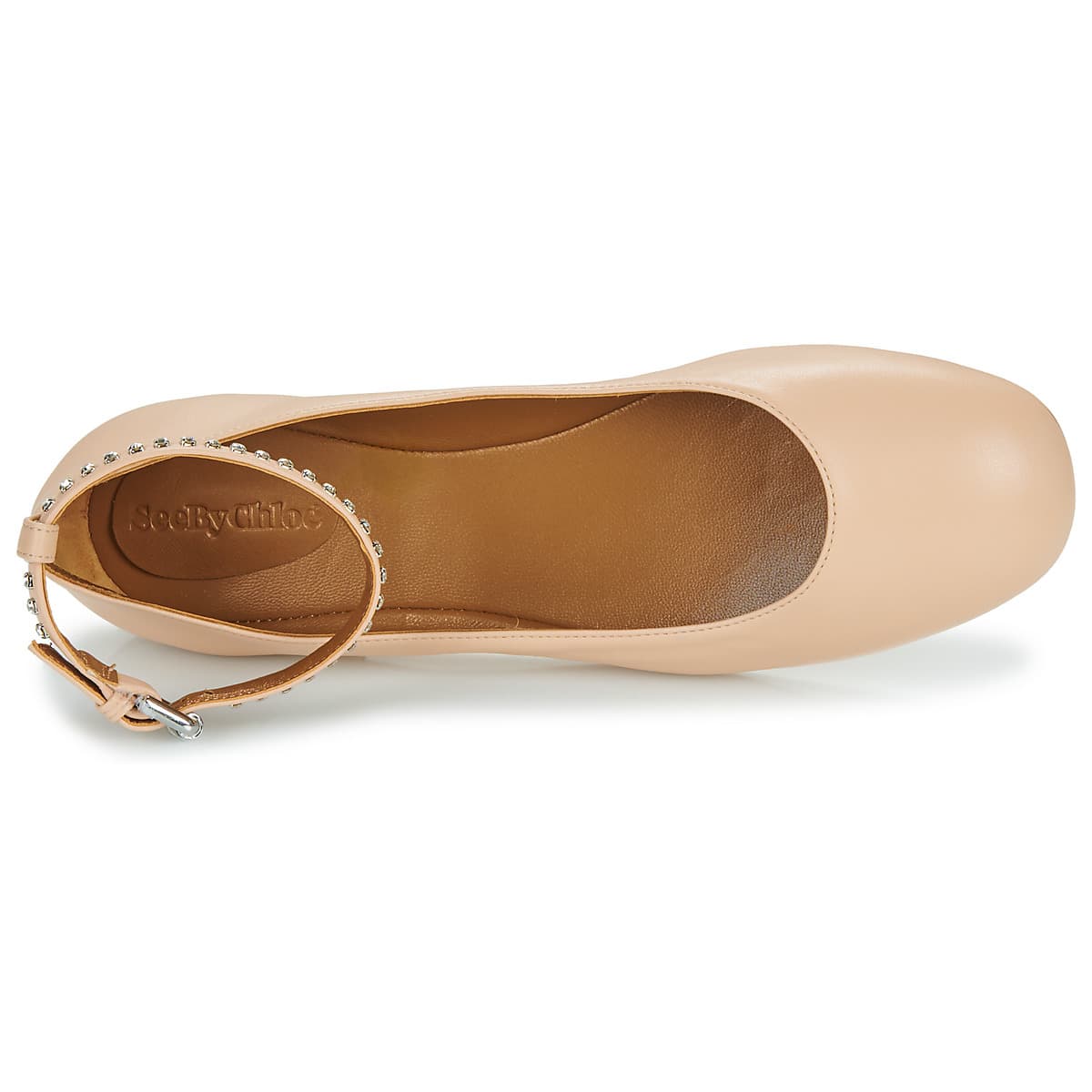 Women's Ballet Flats See by Chloé Beige