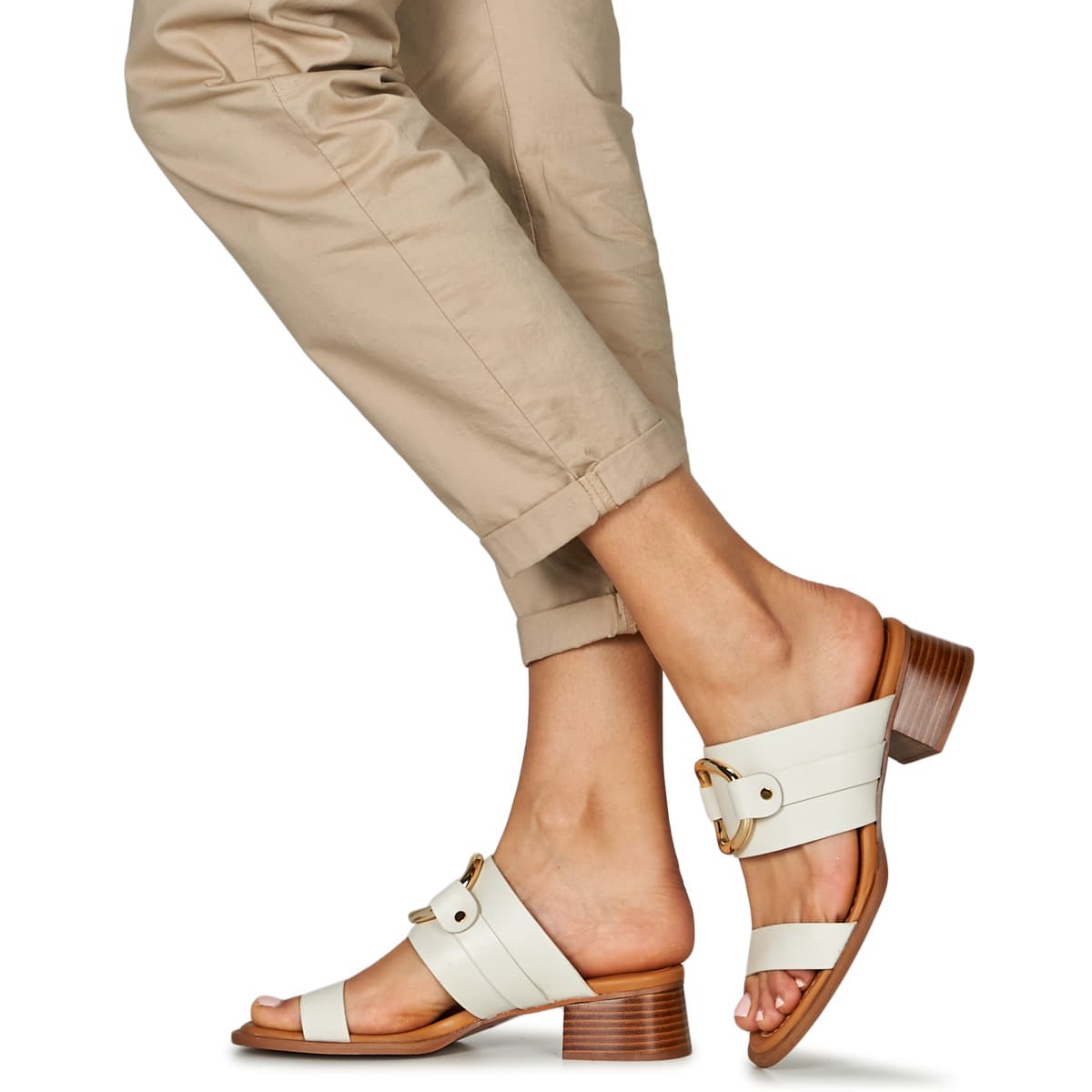 Women's Pumps See by Chloé White