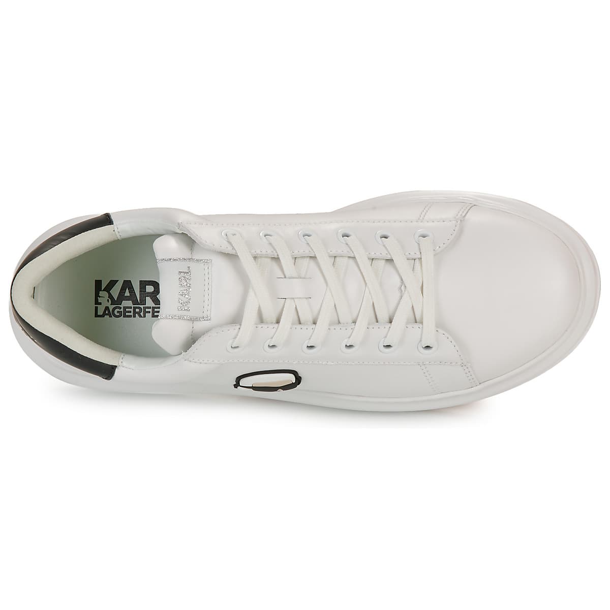 KARL LAGERFELD ΠΑΠΟΥΤΣΙΑ SNEAKERS KAPRI MENS ΛΕΥΚΟ