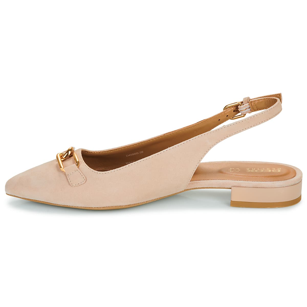 Women's Ballet Flats Geox Beige